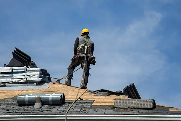 Professional Roofing technician working in Kamas, UT